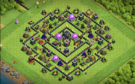 Creative TH9 Hybrid Base with Strong Anti Air Defense