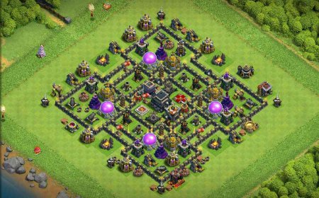 Legendary TH9 Hybrid Base Link for Clashers