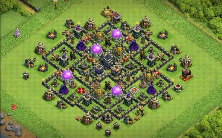 CoC TH9 Hybrid Base with Exceptional Design