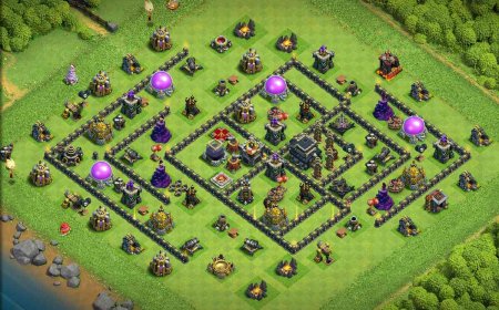 Best TH9 Hybrid Base for Strategic Defense
