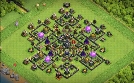 TH9 Hybrid Base After TH15 Update for Optimal Play