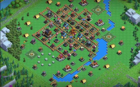 Giant Post Prioritized - Barbarian Camp 5 Base Design