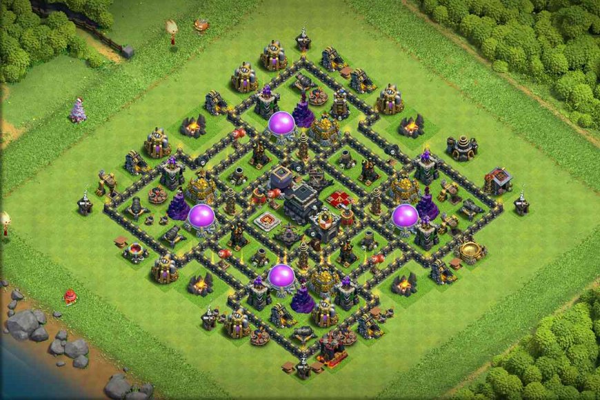 Legendary TH9 Hybrid Base Link for Clashers - 2024