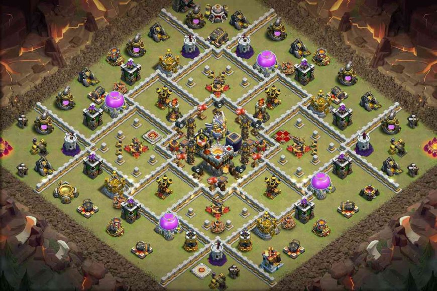 Unbeatable TH11 War Base Anti2 Star Town Hall 11 Defense 2024