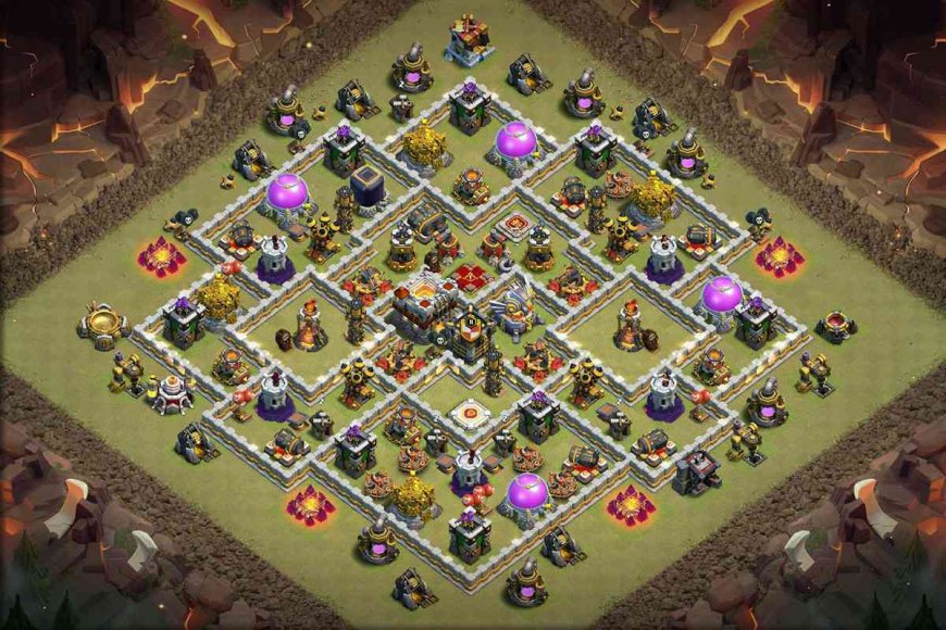 town hall 11 base best defense 2024 anti 2 star