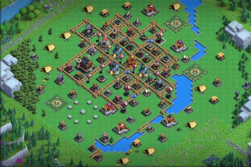 Giant Post Prioritized - Barbarian Camp 5 Base Design