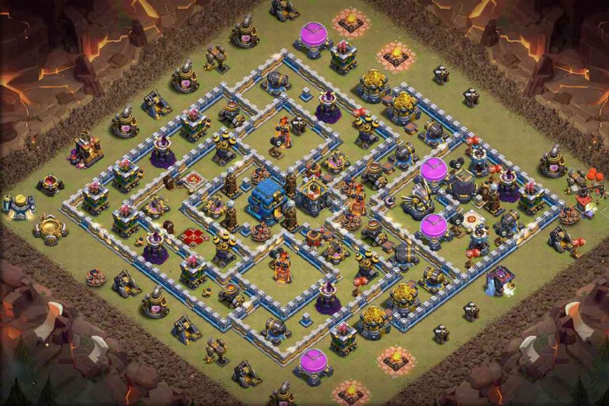 Unleash Havoc on Enemies with this Top TH12 War Base Design