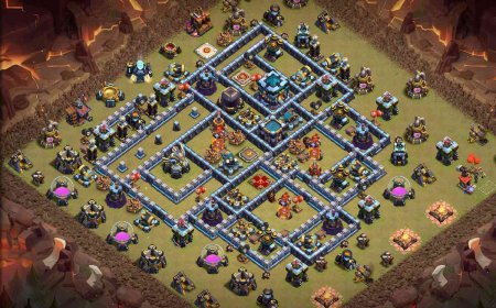 Best TH13 Anti 3 Star War Base Layout - COC 2023 #35 - Town Hall Base ...