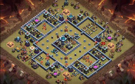 Protect Your Clan with this TH13 Anti-2 Star War Base
