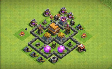 Best TH4 Trophy Base Designs - 2024