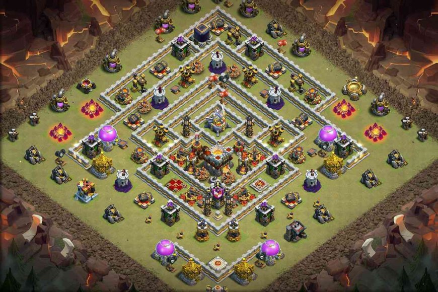 Dominate Clan Wars with TH11 Anti-2 Star War Base in Clash of Clans