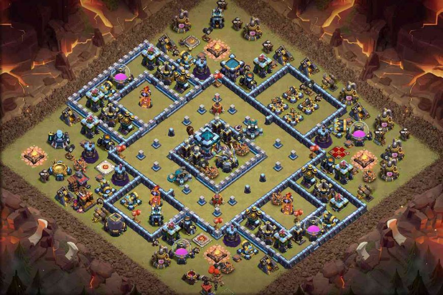 Protect Your Clan with this TH13 Anti-2 Star War Base