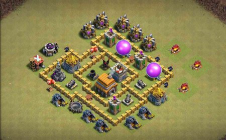 Powerful TH5 Maxed Base for War and Farming