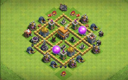 Good TH5 Farming Base Design For Clasher