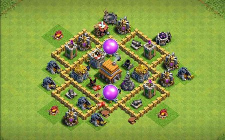 Unbeatable TH5 Farming Base for Loot Protection