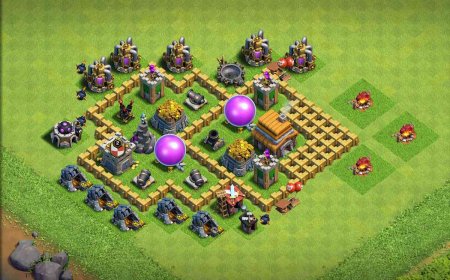 Best TH5 Base Layout for Resource Farming