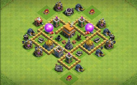 Undefeated TH5 Farming Base Layout
