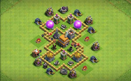 Unbeatable TH5 Trophy Base for Maximum Defense
