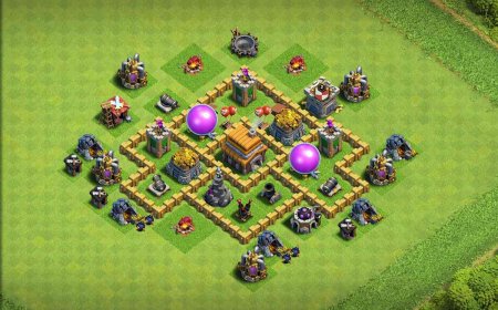 Pro TH5 Trophy Base Layout for Strategic Defense