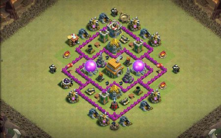 Unbeatable TH6 War Base For Clash of Clans