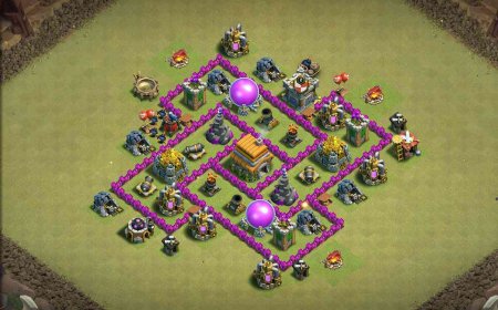 Best TH6 War Base Design
