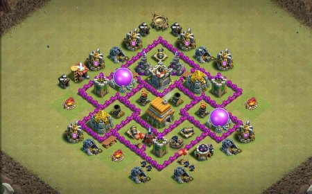 Powerful TH6 War Base Strategy for CoC