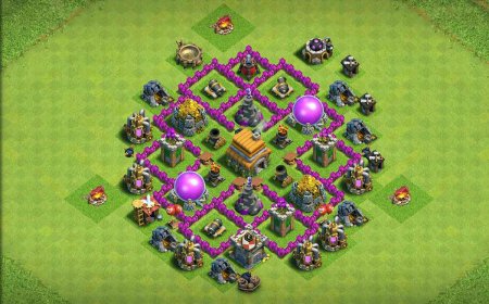 Unbeatable TH6 Farming Base for Loot Defense