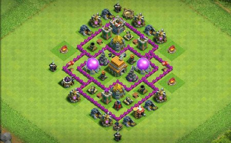 TH6 Farming Base with Anti-Everything Defense