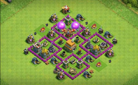 Best TH6 Trophy Base Layout