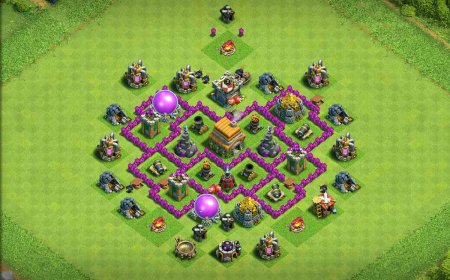 Legendary CoC TH6 Trophy Base for Easy Wins