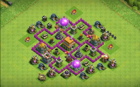Pro TH6 Trophy Base Layout for Clashing Success