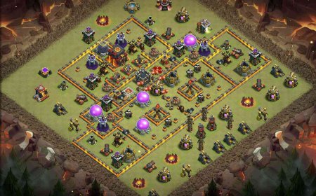 Defend Your Clan: Perfect TH10 War Base Anti-3 Star Layout