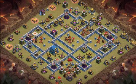 Top Anti-3 Star TH12 War Base Design for Clash of Clans