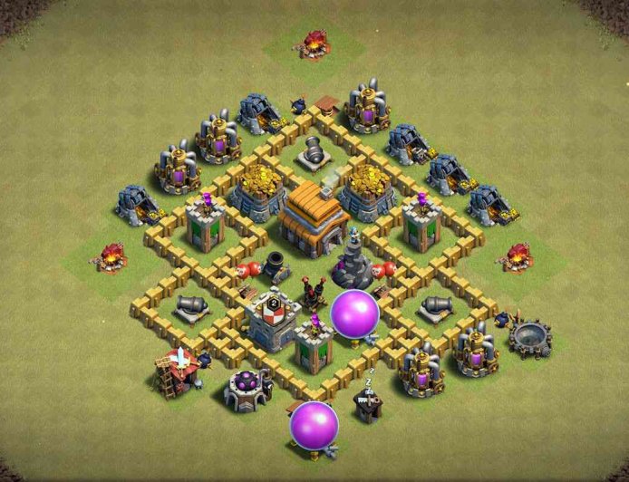 TH5 Base: Ultimate Defense Layout for CoC