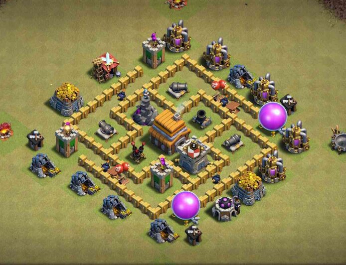 Mighty TH5 Base: Unleash Power in Clash of Clans