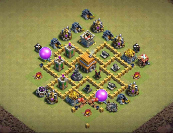 TH5 Base Defense: Optimal Strategies for Clash of Clans