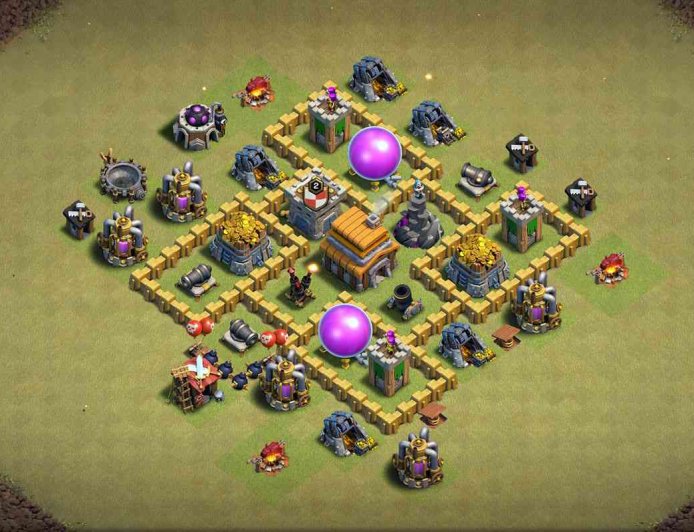 Invincible TH5 Defense Base: Victorious Clash of Clans Layout