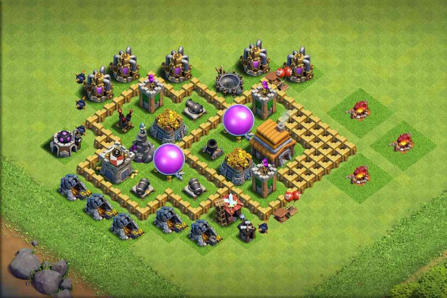 Best TH5 Base Layout for Resource Farming 2025