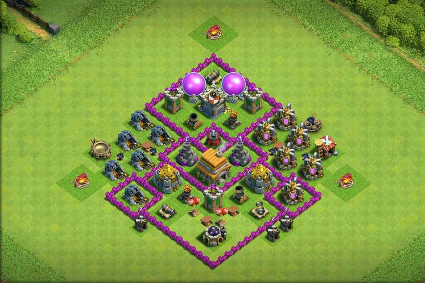 clash of clans th 6 base layout