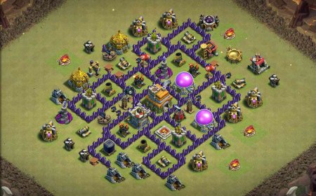 New TH7 Base Layout | Anti Dragon | Clash of Clans
