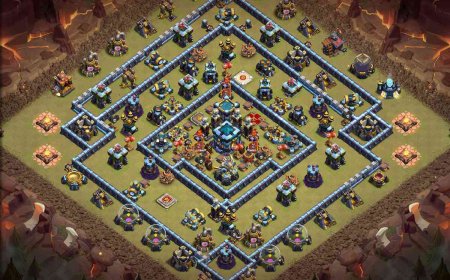 Dominate Clan Wars with Best TH13 Anti-2 Star War Base Link