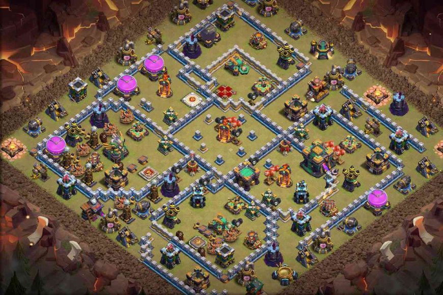 Unbeatable Clash of Clans TH14 Base Design for Clan Wars | Anti 3 Star