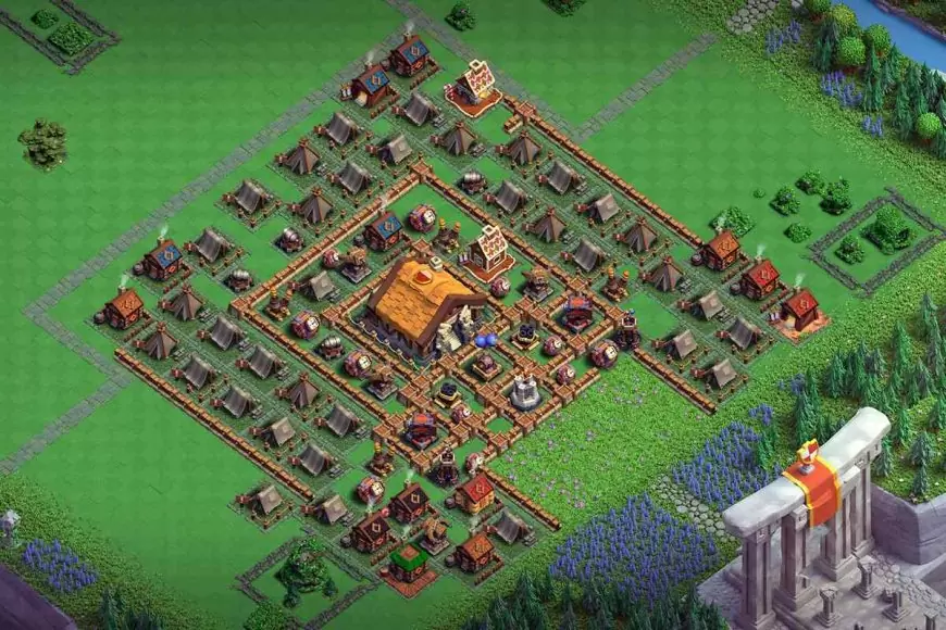 best clan capital 3 base layout