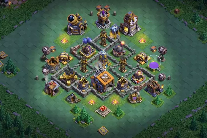 clash of clans bh9 base 2022