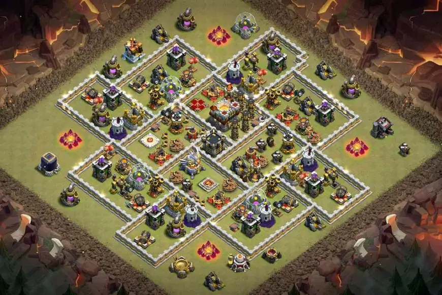 Best TH11 Anti Everything Base - Clash of Clans 2024