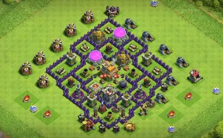 Top Notch TH7 Hybrid Base Link for CoC Players