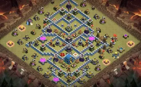 Top TH12 War Base | Anti Air Layout