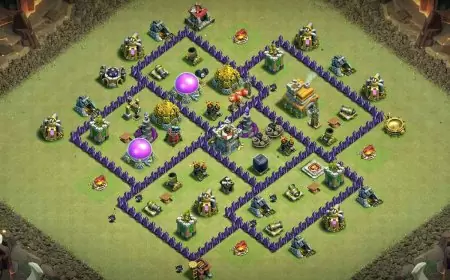 Pro TH7 War Base for Perfect Defense