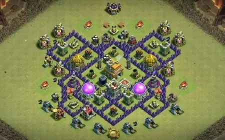 Unbeatable TH7 Base for War and Defense