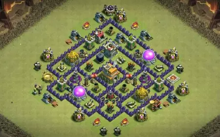 Highest Rated TH7 War Base for COC